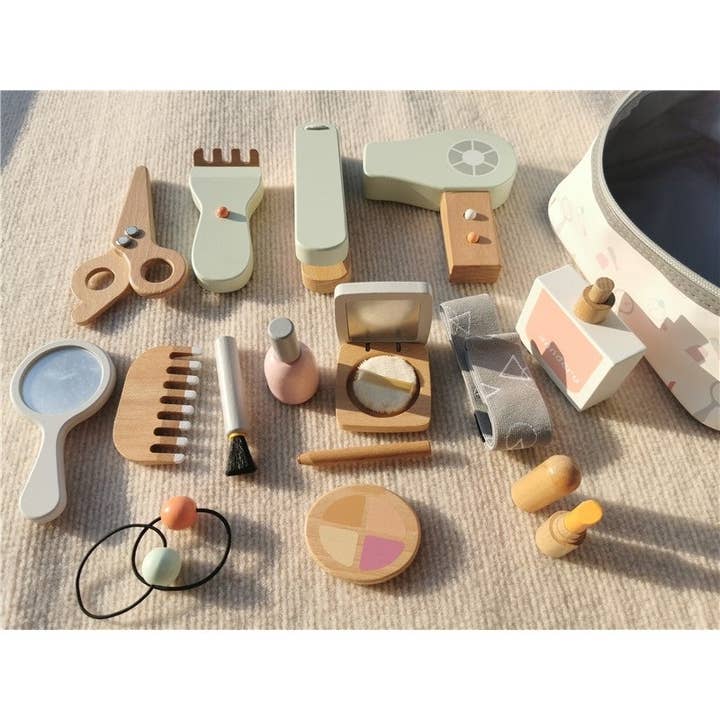 Tinitastic - Vente Jouet en bois – enfant - Set de maquillage en bois - Jeu d’imagination - Kit beauté enfant2