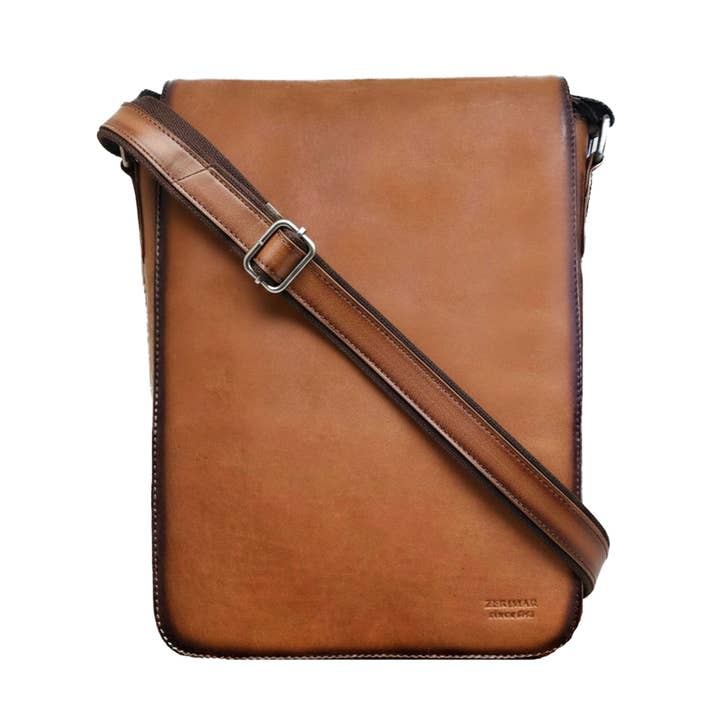 Zerimar Unisex Shoulder Bag | Leather Bandolera 32x25x7 cm for wholesale by Zerimar 1942