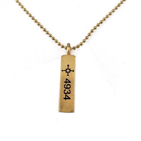 Collar Brújula en Oro para venta al por mayor de Compass Bracelets