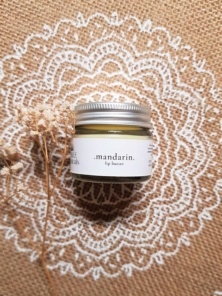 Mandarin Lip Butter for wholesale by Inhale Botanicals