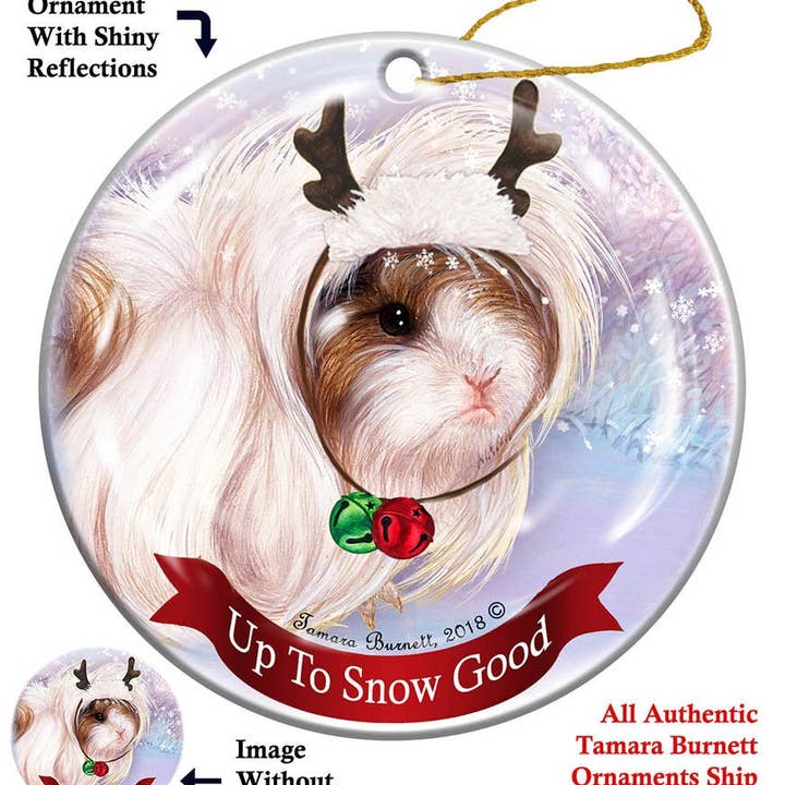 Pet Gifts USA, LLC - Wholesale Ornament - Holiday Pet Gifts Guinea Pig Peruvian Christmas Ornament