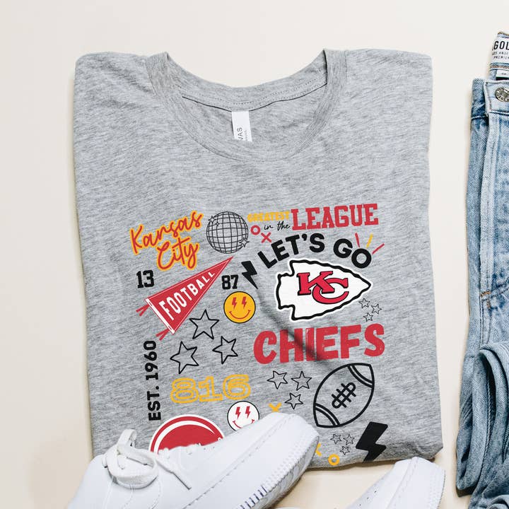 Chiefs Collage Tee (Criança e Crianças) por atacado de designtwentyfive