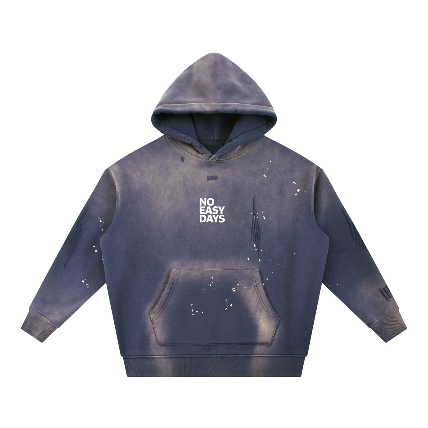 YUDAE - Wholesale Hoodie - Unisex - Vintage Washed Frayed Fleece Hoodie6