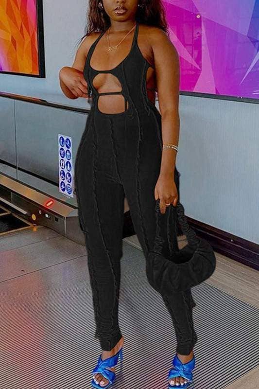 Flarix - Wholesale Jumpsuit - Women's - halter bodycon jumpsuits0