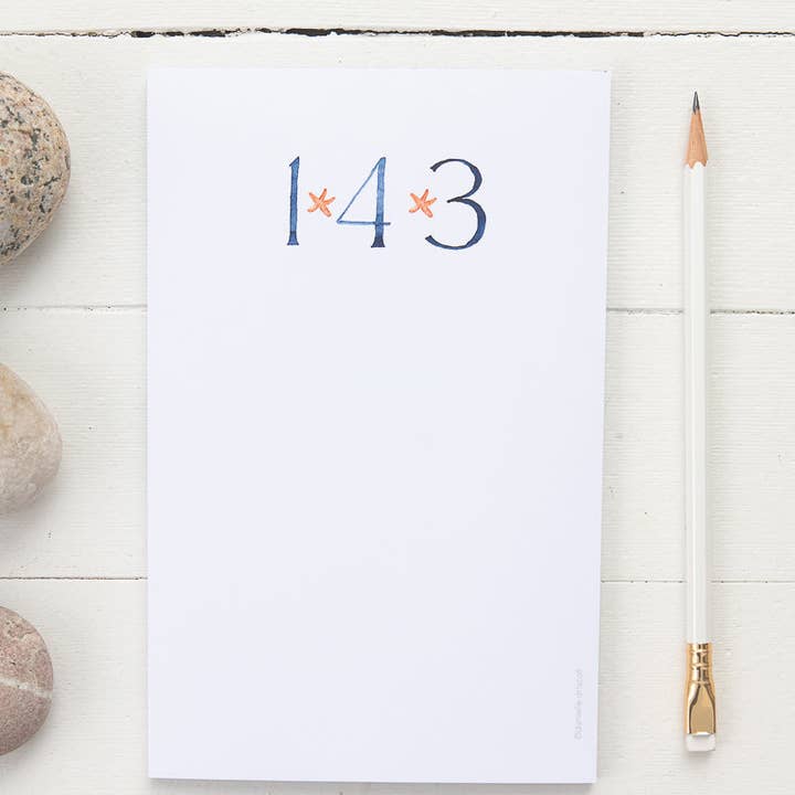 Finding Silver Pennies - Wholesale Notepad - 143 Watercolor Notepad1