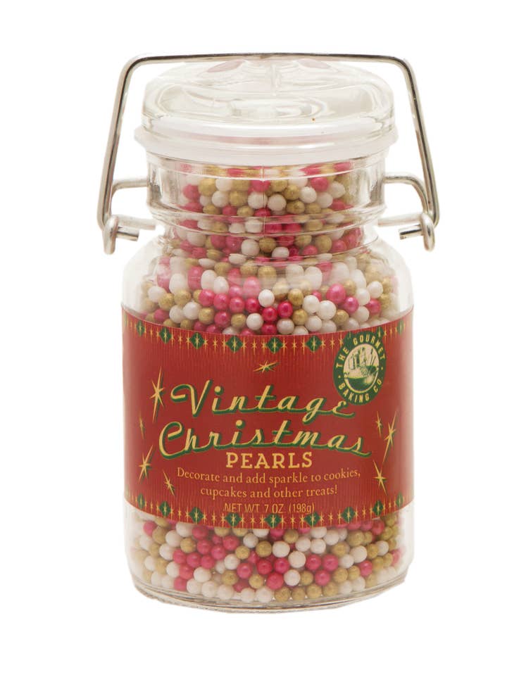 Pepper Creek Farms - Wholesale Sprinkles - Vintage Christmas Pearls 7 Oz.0