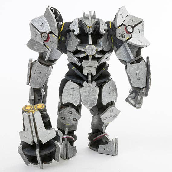 Insight Editions - Wholesale DIY Craft Kit - IncrediBuilds: Overwatch: Reinhardt 3D Wood Model and Poster