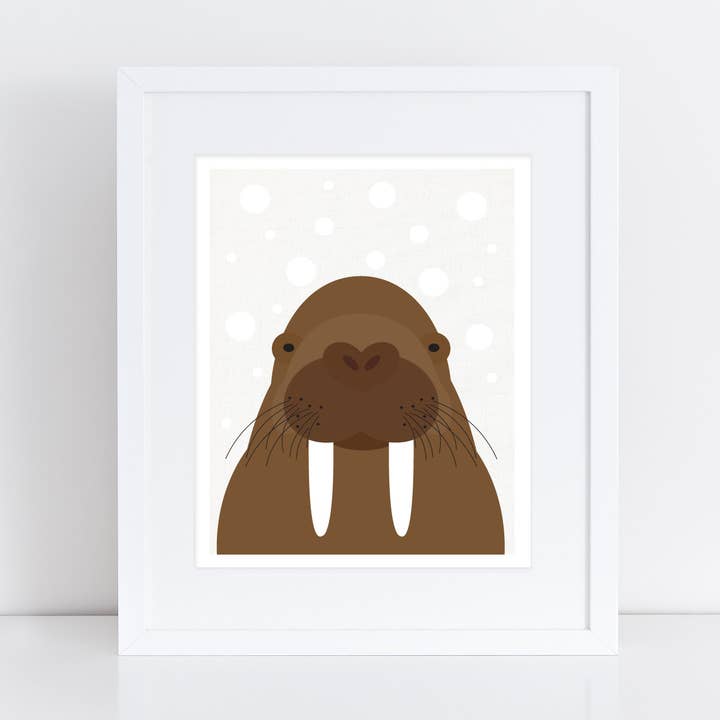 Walrus Print for wholesale by Creative Monsoon