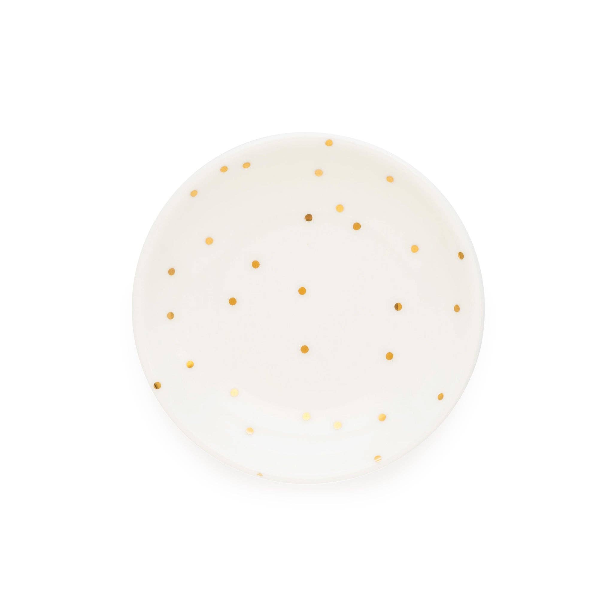 Sugar Paper - Wholesale Jewelry Dish - Trinket Tray, Small Round Scatter Dot