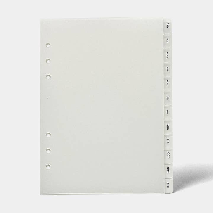 Monthly Planner Divider Tabs (6-Ring) for wholesale by Stil Classics