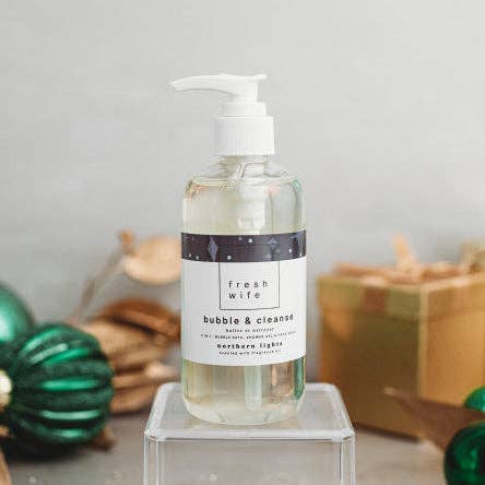 Northern Lights Bubble & Cleanse for wholesale by The Fresh Wife Soap Company