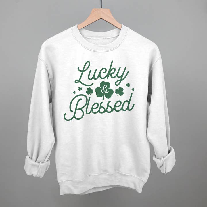 Ivy + Cloth - Wholesale Graphic Sweatshirt - Women's - Lucky and Blessed7