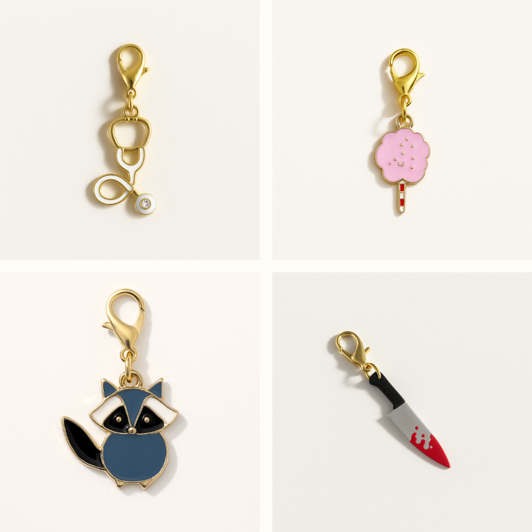 Little Smut Closet - Vente Bracelets à breloques/pendentifs - Chaine Charme Moineau Kindle1