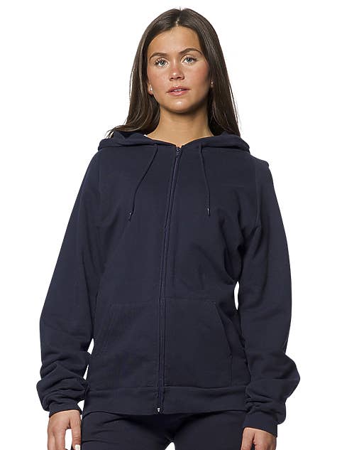 Royal Apparel - Wholesale Hoodie - Men's - Unisex Organic Cotton Full Zip Hoodie5