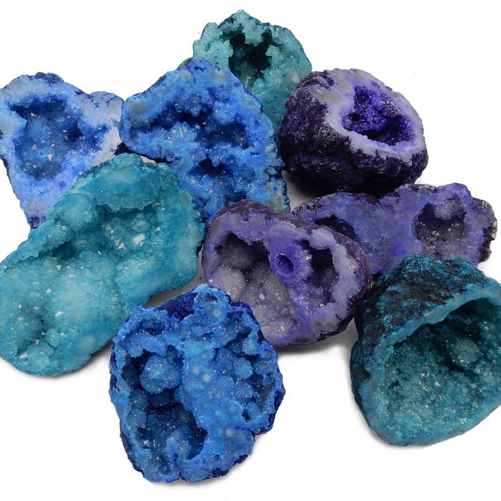 Rock Paradise - Wholesale Spiritual Stone/Crystal - Large Geode Half - Dyed Druzy Geodes - YOU CHOOSE THE COLOR - Gorgeous Display Piece (RK27)