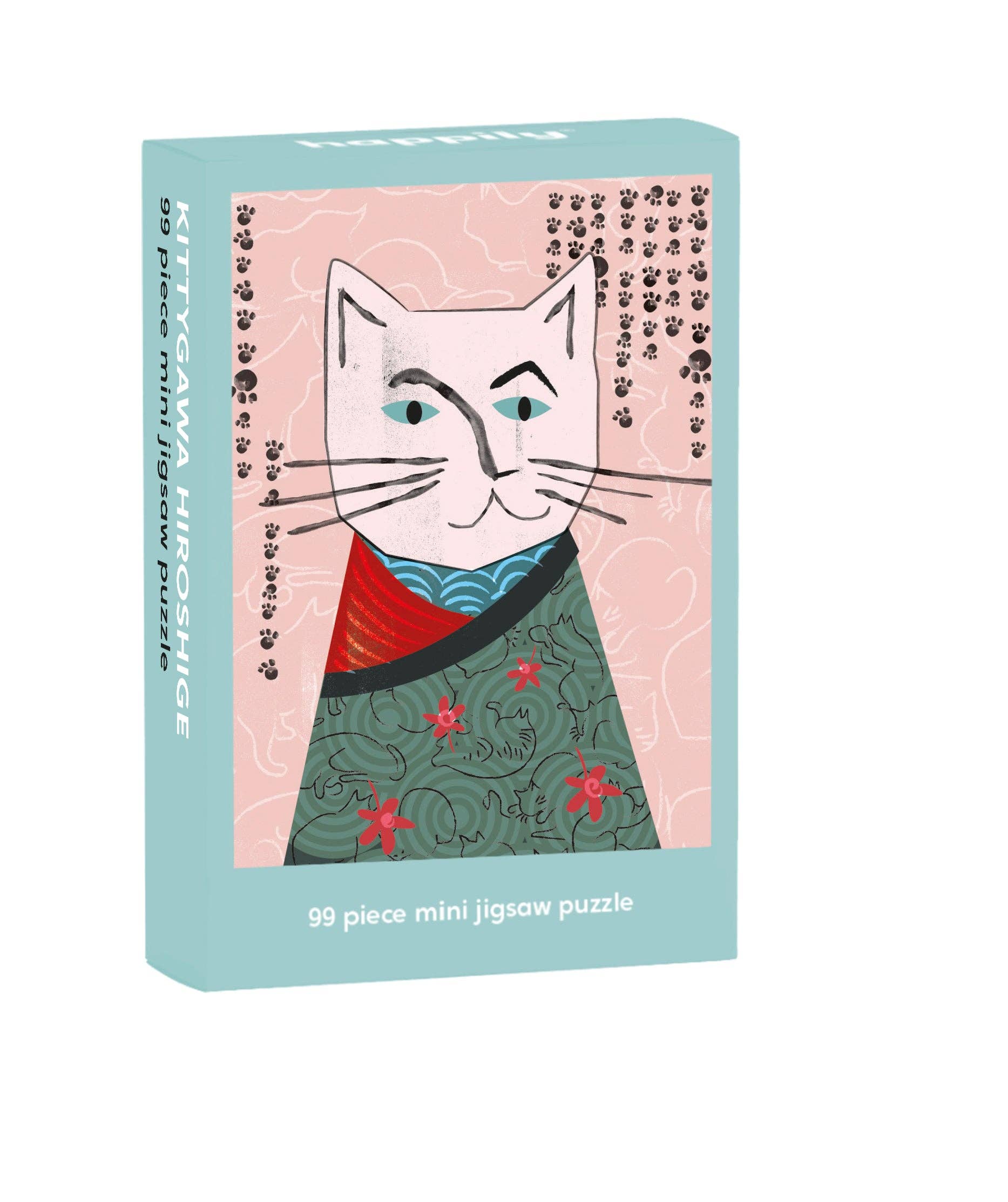 Happily Puzzles – wholesale Puzzle – Adult – Kittygawa Hiroshige - 99 Piece Mini Jigsaw Puzzle2