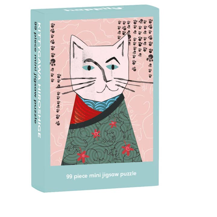 Happily Puzzles – wholesale Puzzle – Adult – Kittygawa Hiroshige - 99 Piece Mini Jigsaw Puzzle2