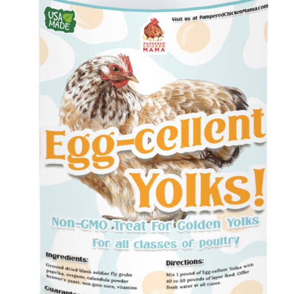 Dahlia Pets - Wholesale Pet Supplement - Not Cat/Dog - Egg-Cellent Yolks: For Healthy, Golden Yolks - Naturally!