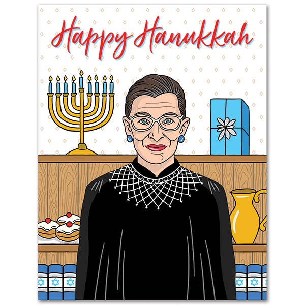 RBG Happy Hanukkah Cards - Boxset for wholesale by THE FOUND