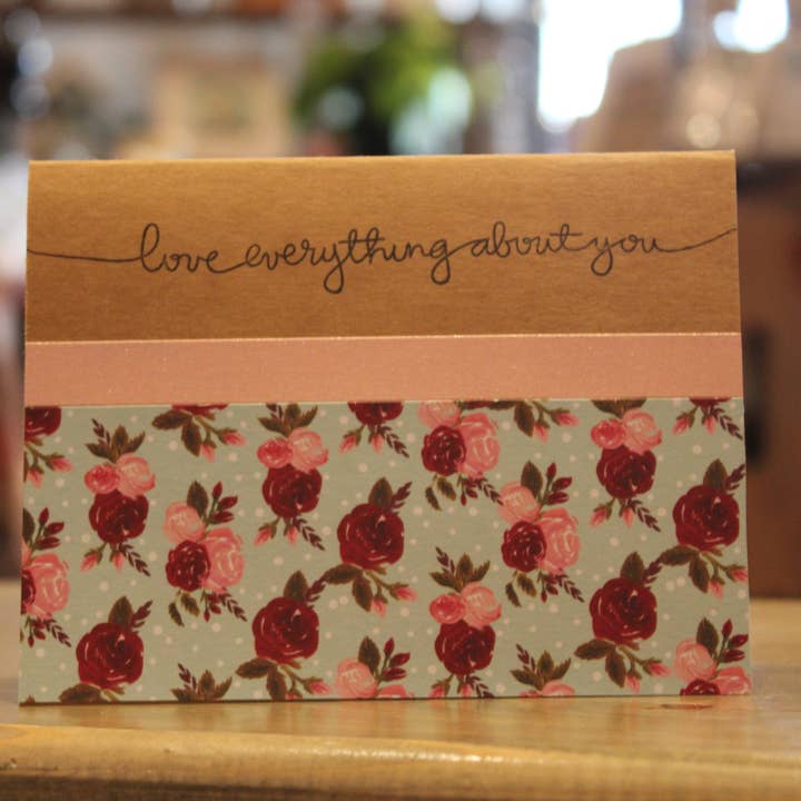 Valentine's Day Greeting Card for wholesale by Lake Milled Crafts LLC