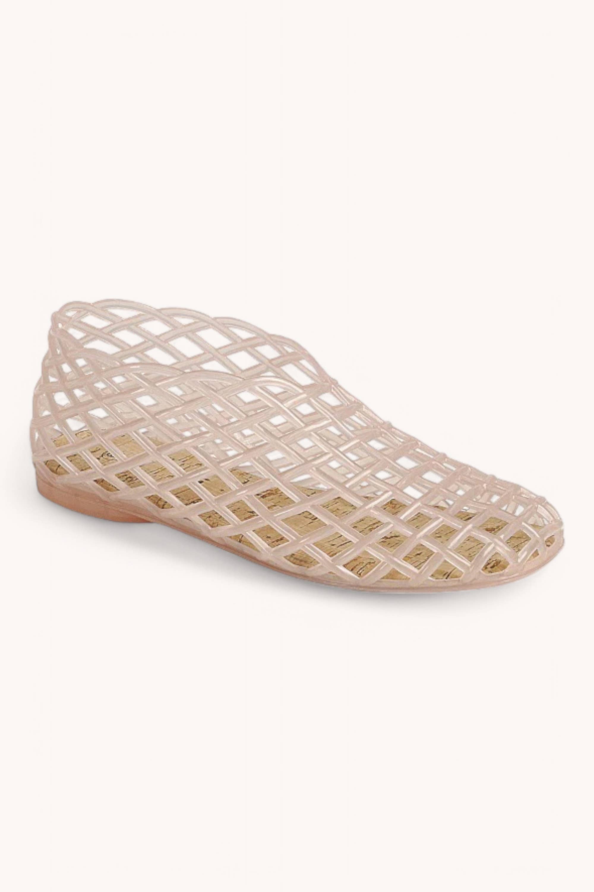 CCOCCI – wholesale Sandals – Women's – METEOR-28 JELLY WOVEN MESH SLIP-ON FLAT SANDALS10