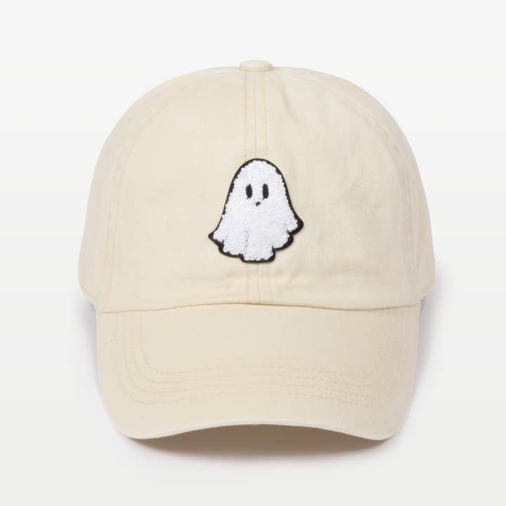 David And Young - Wholesale Baseball Cap - Women's - Halloween Ghost Chenille Patch Baseball Cap