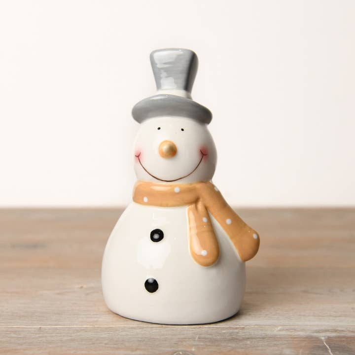 Adorno de muñeco de nieve 12 cm para venta al por mayor de Gainsborough Giftware x Portland Living