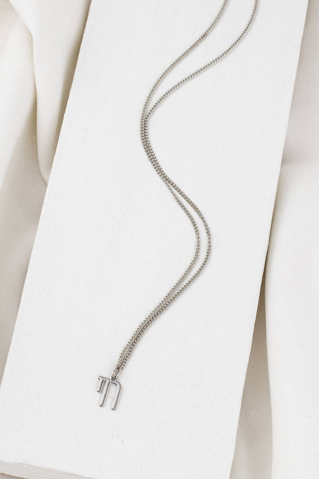 Shlomit Ofir Jewelry Design - Wholesale Pendant/Charm Necklace - Unisex Chai Necklace2