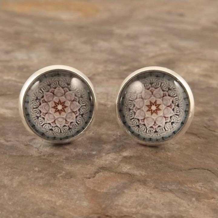 Boucles d'oreilles Mandala pour la vente par Felicity Jewelry Designs