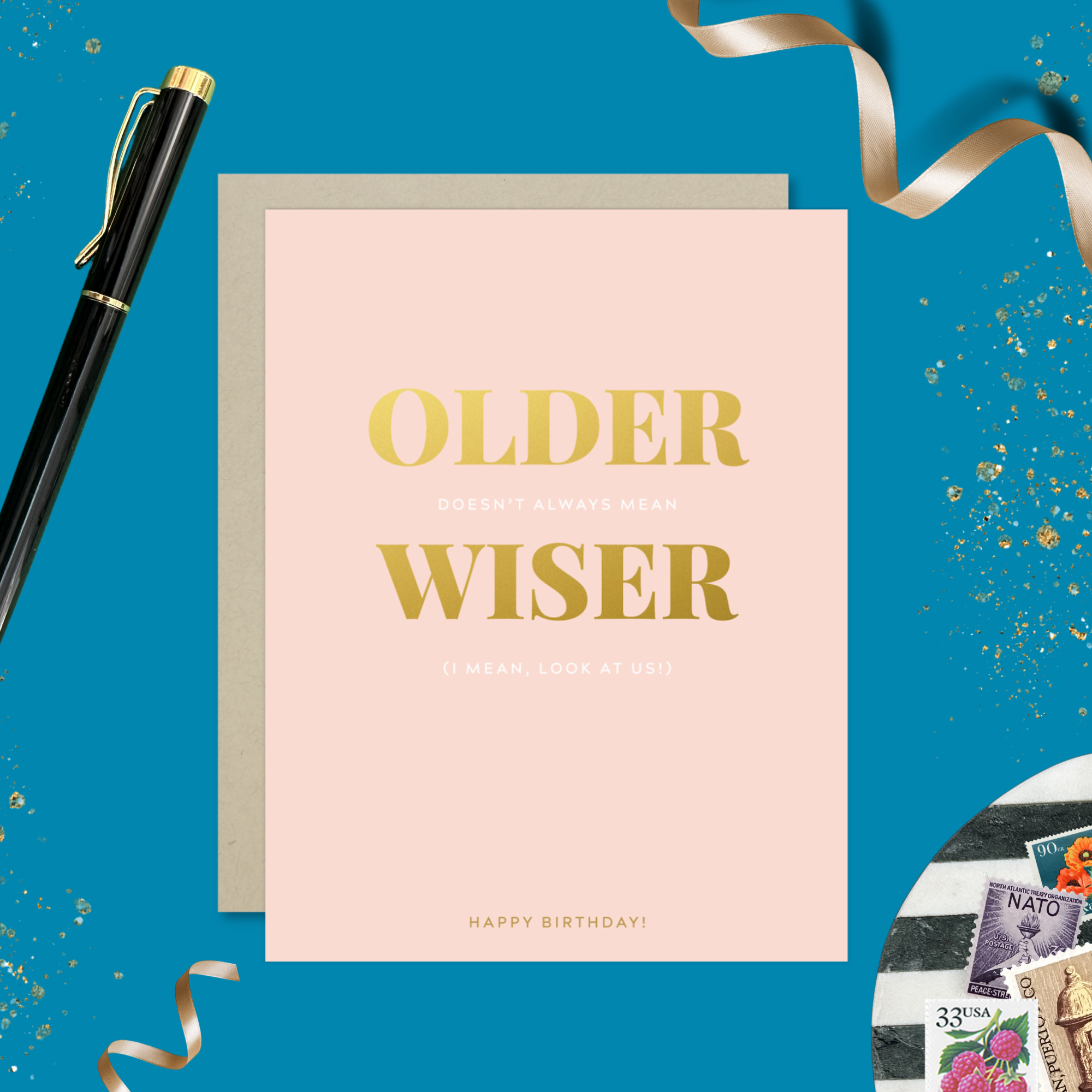 Barone and Co. – Großhandel Geburtstagskarten – Geburtstagskarte für ältere Weiser1