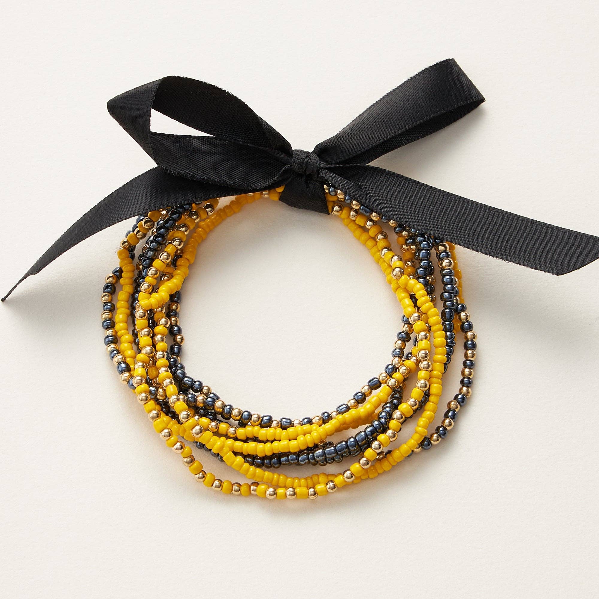 Lilla Haven - Wholesale Beaded Bracelet - College Football Seed Bead Bracelets5