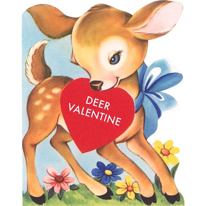 Found Image Press - Wholesale Stationery/Notecard Set - Greeting Card VL-416 Deer Valentine