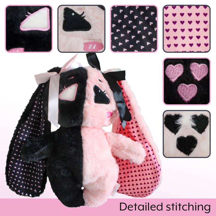 Kurated Korner - Wholesale Stuffed/Plush Toy - Kids & Baby - Attatoy E-Girl Bunny Plush3