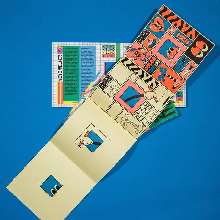 Bustina SQUARE² — Yeye Weller per la vendita all'ingrosso da parte di KIBLIND Atelier