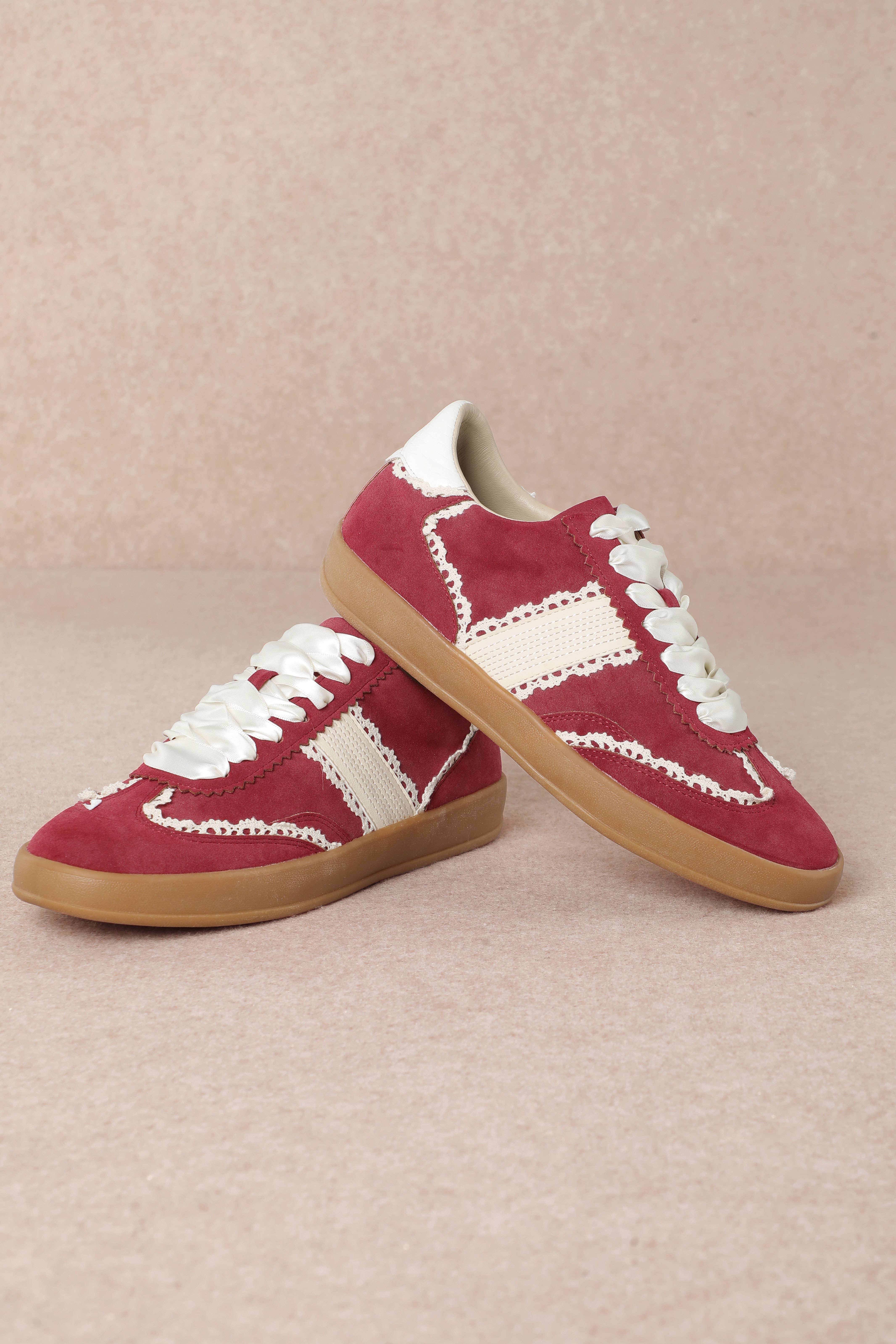 CCOCCI - Wholesale Lifestyle Sneakers - Women's - DIXIE SNEAKER SIDE STRAP LACE-UP COURT19