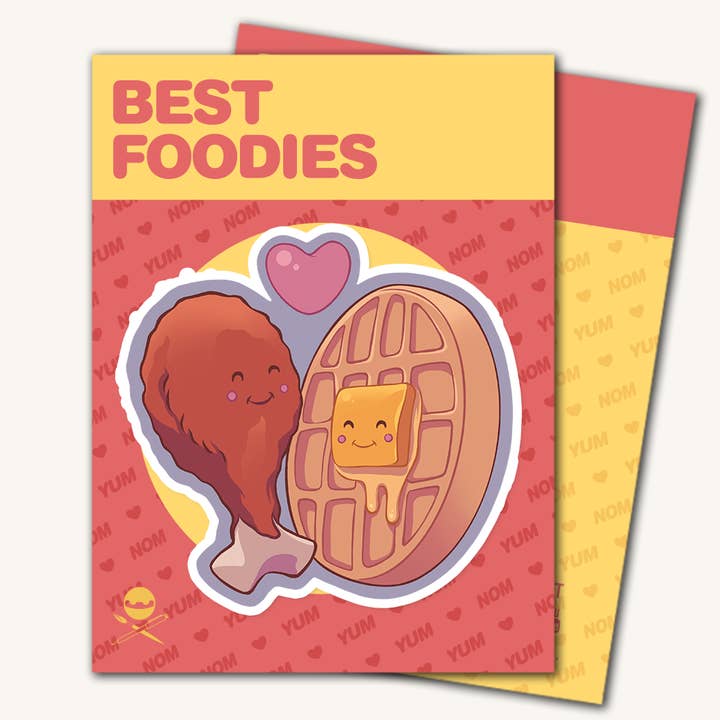 Chicken and Waffles - Best Foodies - Vinyl Sticker for wholesale by The Ninjabot