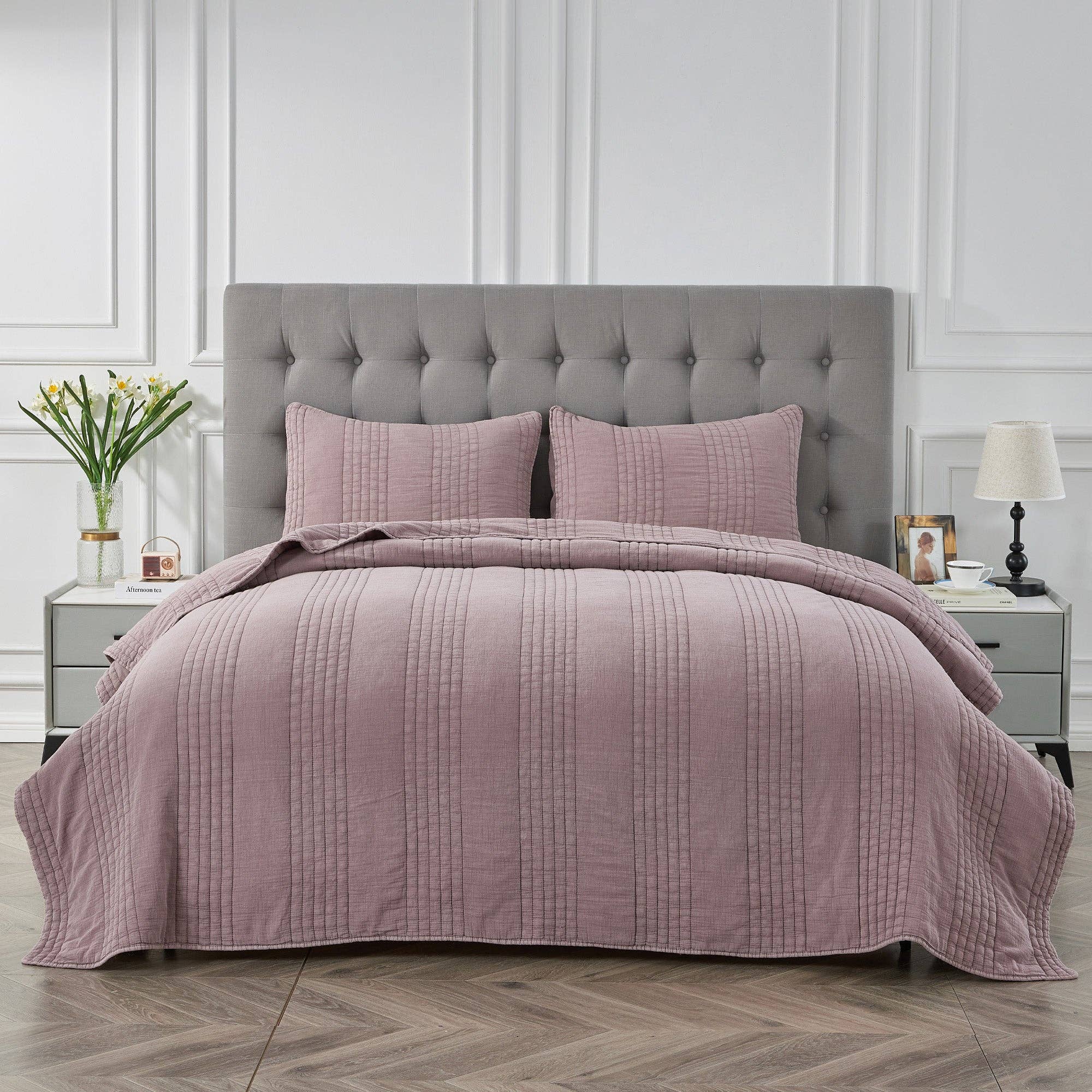 Mélange Home - Wholesale Quilt - Stonewashed Cotton Quilt Set27