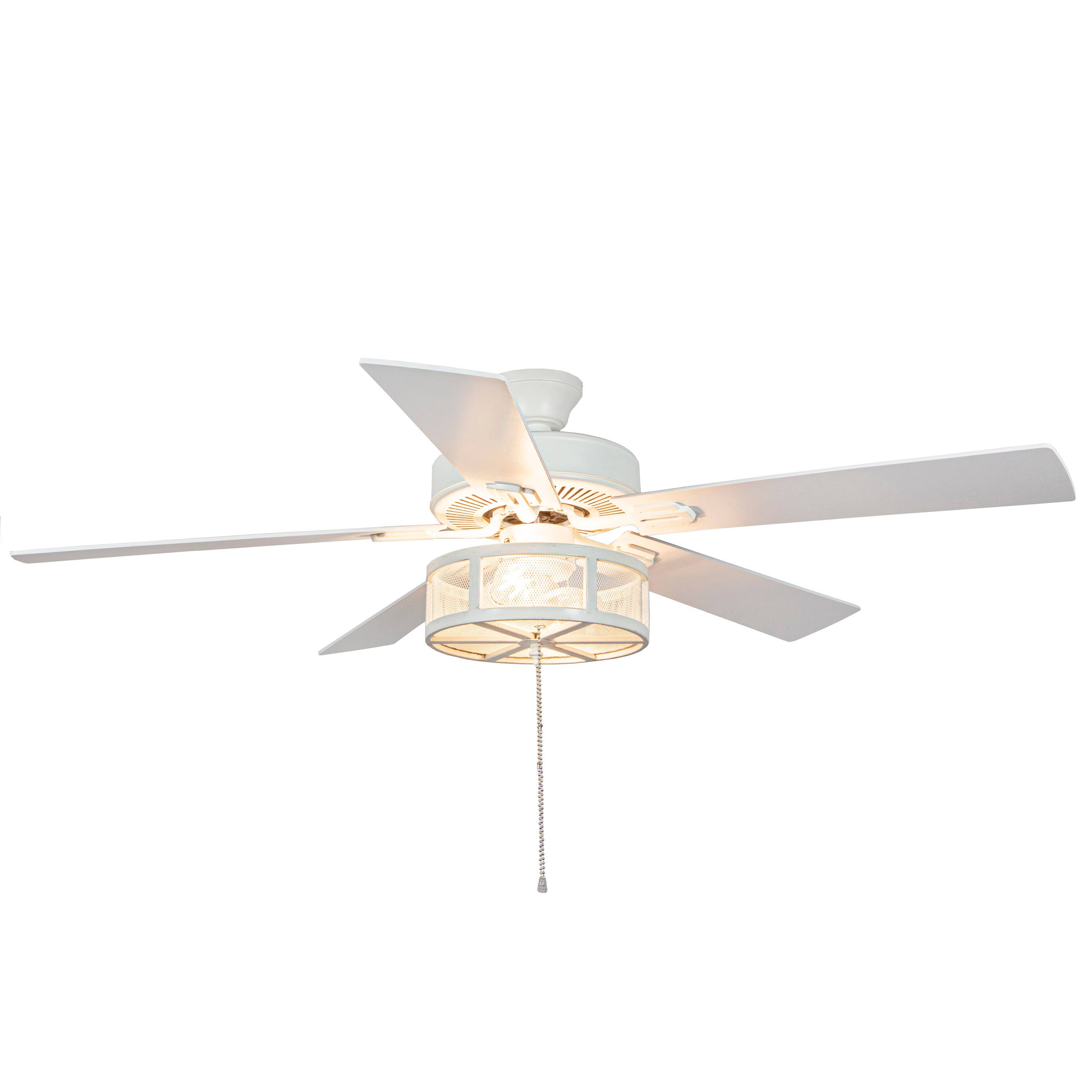 River of Goods - Wholesale Ceiling Fan - 52"W Easton White 5-Blade LED Ceiling Fan1