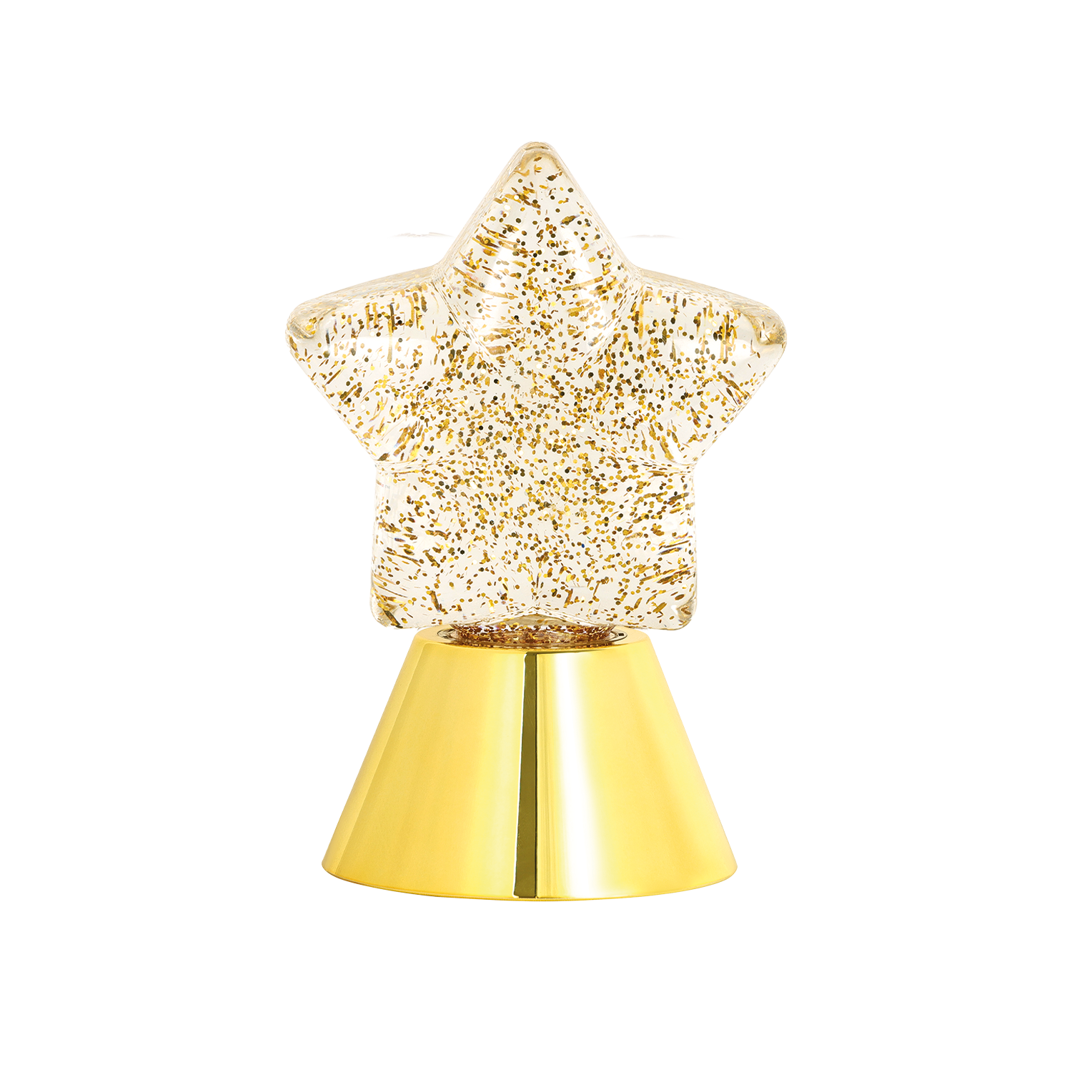 Opjet Paris - Wholesale Accent/Desk Lamp - Decorative lamp Shiny golden star battery-operated L12 W10 H18cm0