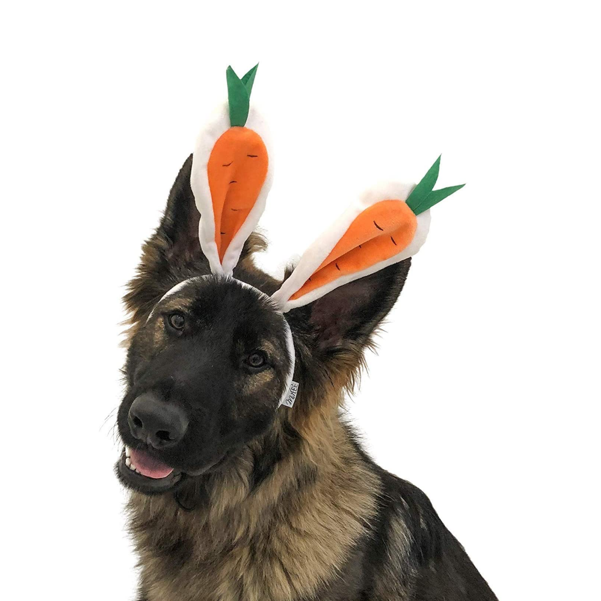 Midlee Designs - Wholesale Pet Hat - Dog - Midlee Carrot Bunny Ears Easter Dog Headband Costume0