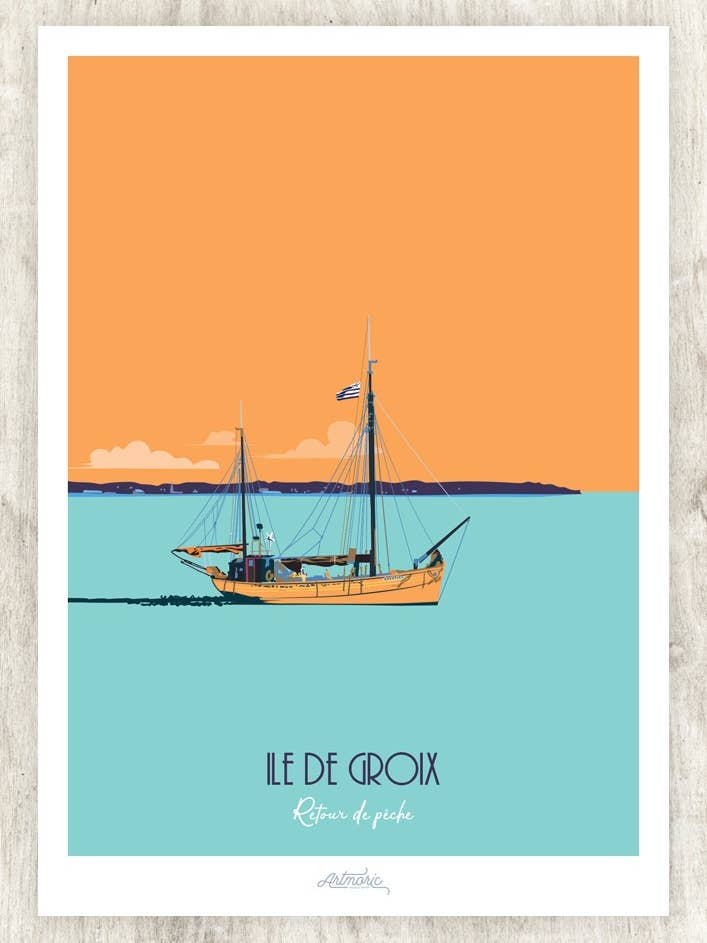 Groix//Återkomst från fiske för wholesale av Artmoric