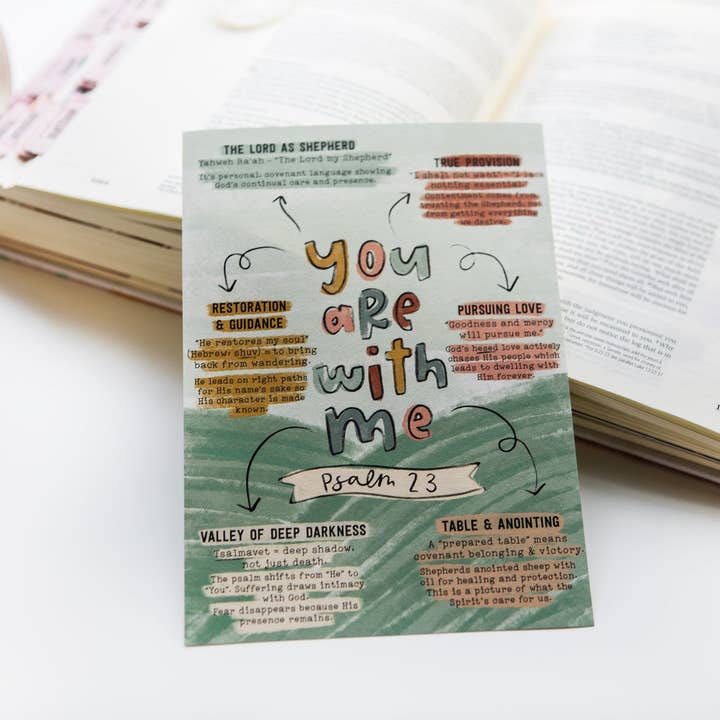 Psalm 23 Infogningsblad för wholesale av Kingfolk Co