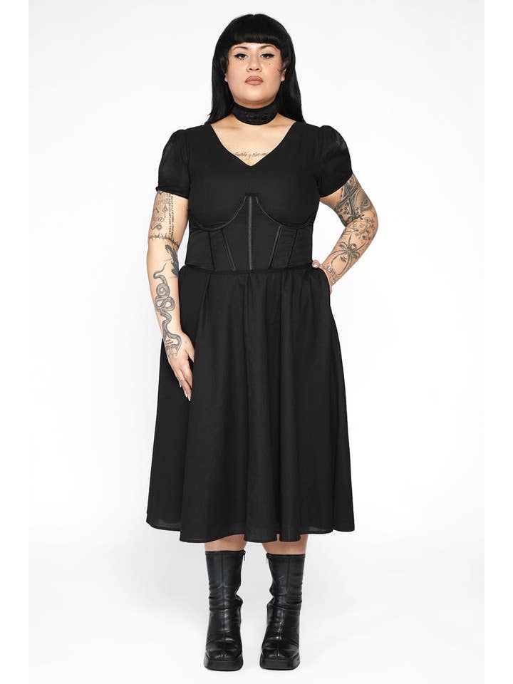 BLACK SHIPS NOVEMBER Clarissa Mesh Bustier for wholesale on Faire2