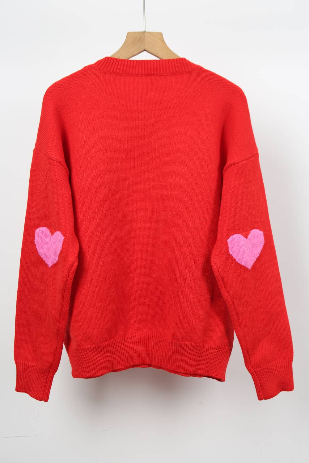 Hope & Sunshine - Wholesale Knit Sweater - Women's - Valentine's Heart Pullover Sweater36
