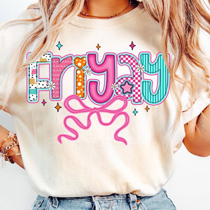 NVC Ecommerce LLC - Wholesale T-Shirt (Graphic) - Women's - Happy Fri-yay Shirt, Funny Friday Weekend Sweatshirt
4