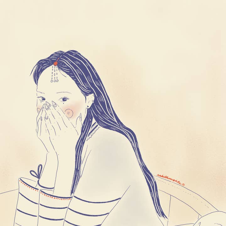 Nabithoughts - Wholesale Art Print - Byul, Hanbok (4) Small Print1