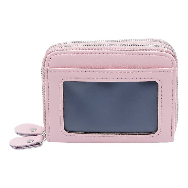 American Leather Goods - Wholesale Wallet - Women's - Leather Credit Card Holder with Zipper, Wallet for Women17