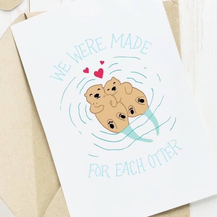 A Fink & Ink - Wholesale Love Card - Made For Each Otter Card1