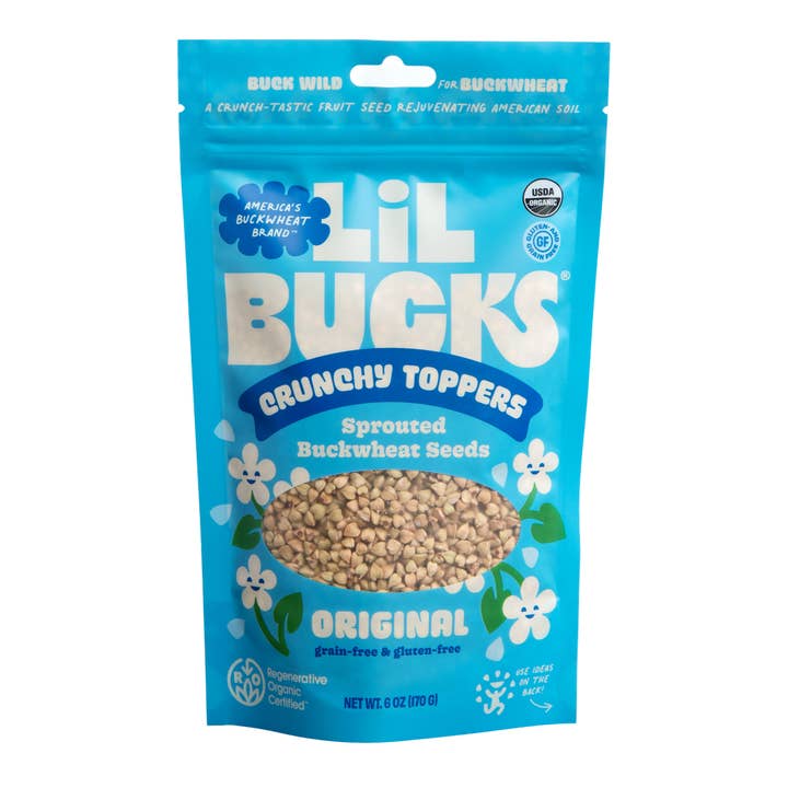 Original Lil Bucks Crunchy Buckwheat Topper - 6pk for wholesale by Lil Bucks