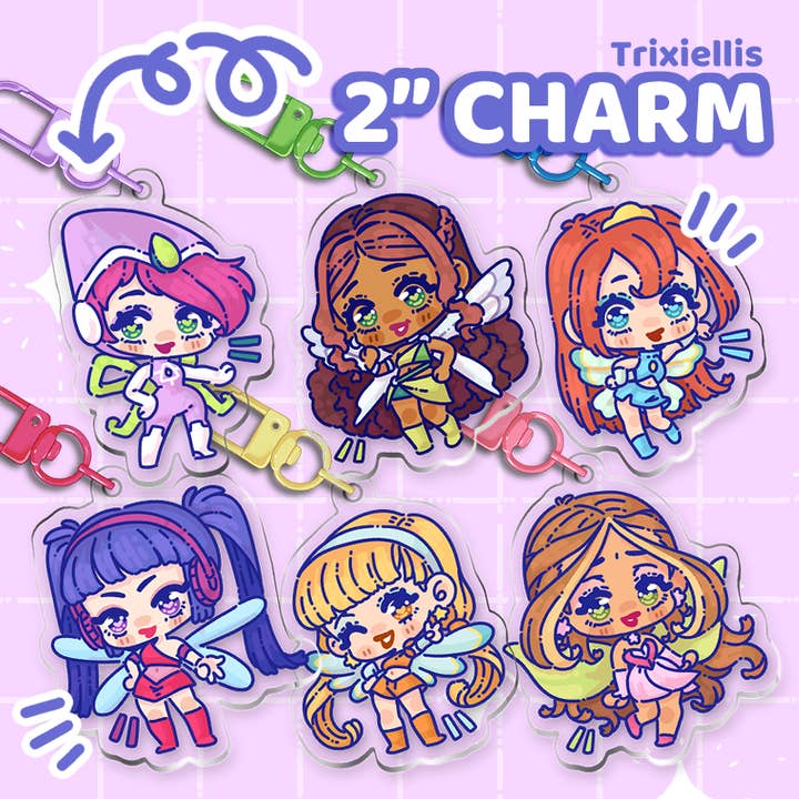 Winx Charm Set for wholesale by MOSHI MELON